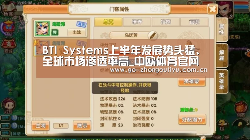 BTI Systems上半年发展势头猛、全球市场渗透率高_中欧体育官网(图3) zoty体育